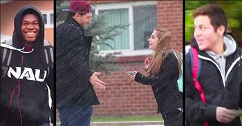 YouTubers Josh and Chris set out to spread kindness on a chilly day. Unsuspecting passerbys were completely surprised when their high-fives turned into $100 cash. Hopefully, this act of kindness will inspire others to pay it forward in their own unique way!