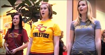 ‘Hallelujah Chorus’ Christmas Flash Mob At Mall – WOW!