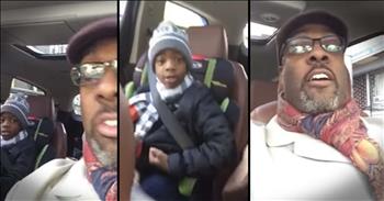 Every morning for two months Joshua and his dad have recited this pledge before he goes into school. And hearing how Joshua not only builds himself up but reflects God in his pep-talk put the biggest smile on my face! Raise 'um up right! 