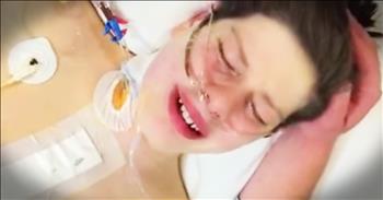 Trevor Sullivan is 15 years old and he has spent most of his life in and out of hospitals with a failing heart. But all of that just changed and he got the life saving donation he desperately needed. And when Trevor wakes up, alive and thriving his words of gratitude will bring a tear to your eye. May God bring you strength Trevor!