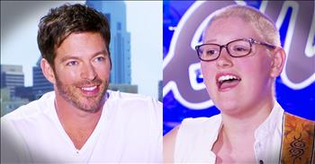 Melany Huber is only 17 years old and she has already stared death in the face. But this cancer survivor got through with her positivity and her music. And her POWERFUL audition of 'Talking To The Moon' left the judges truly impressed. And I'm covered in chills. You go girl!