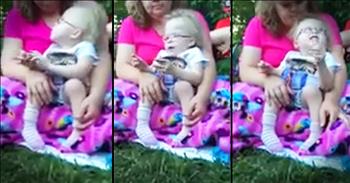 Little Grace Anna is about to have a spine surgery. So at a recent prayer service, she started to sing. And when you hear the beautiful words of 'I Can Only Imagine' coming from this sweet girl...so many feels. We're sending prayers your way, Grace Anna! 