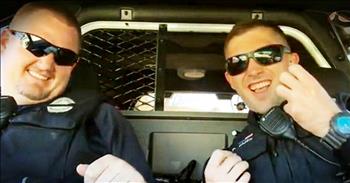 These two police officers know that this past year has been tough for police officers. So they decided to film a video in their squad car singing to 'Don't Stop Believing' to encourage their fellow officers. And it is truly wonderful! Prayers for all the men and women risking their lives for the safety of others.