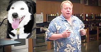 Eric's doctor told him to buy a cemetery plot because he would be dead with 5 years if he continued on the same path. Eric knew it was time for a change, so he visited his local animal shelter and found Peety. Together, they exercised and kept each other company. Now I know why they say rescue dogs save lives!