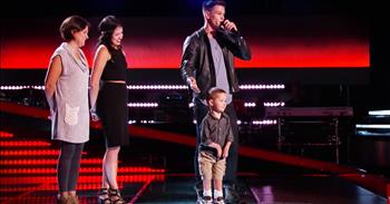 Nick Hagelin wowed the judges with his beautiful audition of 'Lost Stars'. His voice is awesome but when he brought out his adorable son Bash the judges melted. Bash has arthrogryposis and doctors feared he'd never walk. But this precious boy is beating the odds. Get ready for a whole lot of Father-Son audition adorableness!