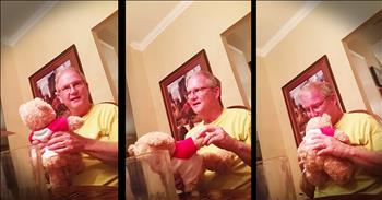 When Sean and Jenn found out they were expecting their first baby they wanted to tell Sean's parents in a birthday surprise. And seeing Sean's dad find out he's going to be a grandpa as part of his birthday surprise will completely melt your heart. Sweetest reaction EVER!