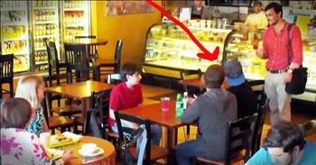 Stranger Steps In When Friends Peer Pressure Classmate
