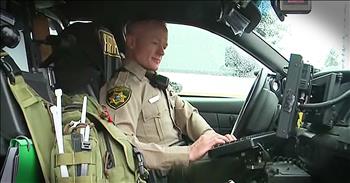 Deputy Matthew Brakeman spotted a speeding car going down the highway. Once he pulled over the vehicle, he noticed the driver was very upset. After speaking with her, he soon discovered that her mother had been battling cancer and they were on the way to the oncologist. So instead of writing her a ticket, he started to pray. This officer is truly amazing.