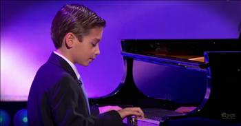 9-year-old Brandon is one truly talented piano player. And his version of the famous piano song 'Piano Man' truly amazed me. I just LOVED this incredible young man's performance. I mean wow what talent! 