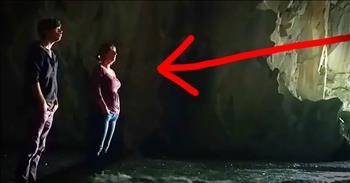 Jayme Gutierrez and friend are sure to bring the chills with their performance inside the Ambleside cave in England. These voices blended together with the acoustics of the cave make for one stunning song. 