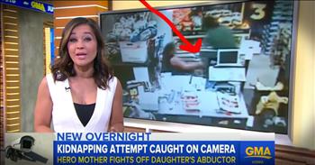 This mother and daughter were shopping together when a total stranger ran up and tried to kidnap this 13-year-old girl. But her mom wasn't letting her baby go without a fight, and seeing her bravely fighting back to save her daughter will leave your heart in your throat. Thank God these women are okay and this man was caught!