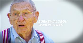 World War II Veteran Burke Waldron was honored to represent the men and women who have fallen fighting for this country by throwing a first pitch for the Seattle Mariners. His impressive throw took the world by storm. But it is this hero's message that really got me! God bless this great man. 