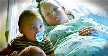 After being hit by a car, a Texas mother and her 8-month-old son were thrown off of an overpass. Instinctively, this momma cradled her baby boy and helped cushion him from the fall. While the mother suffered a broken leg, the baby only had a scratch. What a brave and selfless woman!