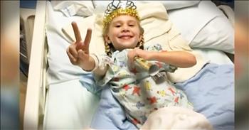 5-year-old Eden was playing gymnastics with her sister when she suddenly felt intense pain in her back. She ran to her mom and started sobbing. But when Eden told her mother that she couldn't feel her feet, Mom immediately sprang into action and rushed Eden to the hospital. There they discovered that a simple backbend caused a massive stroke in her spinal cord. Eden is now paralyzed from the waist down, but her positive spirit is incredibly inspiring!