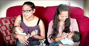 19-year-old Maritza Zuniga and her mom, 37-year-old Marisela Martinez were in for a surprise when they both found out they were pregnant and due within weeks of each other. Together, they went through the journey of pregnancy and birth giving each other support and love along the way. And what Maritza says at the very end...I'm tearing up!