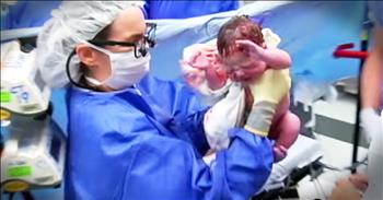 Katrina Frydlewicz was stunned when doctors told her that her unborn son's heart wasn't developing properly. Medical staff suggested an experimental in utero surgery to help save their son's life. The only problem was that no child had survived past the age of 1 after having this surgery. Thankfully, God was on their side and the happy and healthy baby is a true miracle!