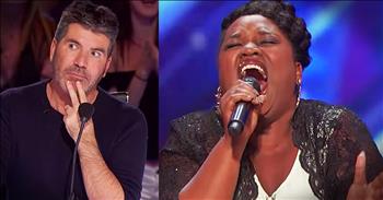 32-year-old Moya Angela is a teacher from Las Vegas. Today, she's finally following her dreams and auditioning for America's Got Talent. And when she starts singing...this won't be the last we see of Moya!
