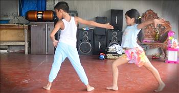Adriel Brien Adora and Alyza Mae Balanon are one dynamic dancing duo. Just look at the skill and talent as they practice one amazing routine. I can't wait to see more from these youngsters!
