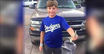 18-year-old Brent Price had just graduated high school when he was tragically killed in a car accident. The local community was holding a vigil for Brent when 10-year-old Max walked by. Once he found out what the vigil was for, he immediately ran home and grabbed all his money to donate to Brent's funeral expenses. And when you see how his act of kindness sparked a movement. WOW!
