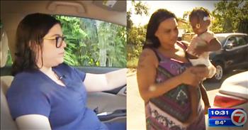 Nurse Crashes Car In Order To Save Stranger And Her Child