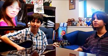 Tori is about to be adopted by her foster family. And her 2 new brothers prepared a special song for the momentous day. Hearing these special words has me smiling through the tears. How sweet!
