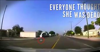 This kind man was driving when he saw what he thought was a dead dog in the road. He stopped to move her but that's when she moved. And thanks to this Good Samaritan the dog named Miracle got a second chance at life and love. You've got to see this rescue!