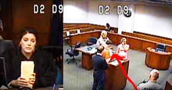 Judge Amber Wolfe heard that an inmate she was sentencing had been unable to meet his baby son. He and his wife were convicted for a burglary and were order to not have contact. But when his wife had their baby this judge knew she had to do something. And seeing this touching moment of a man meeting his son for the first time left me in tears. Our prayers are with this young family! 