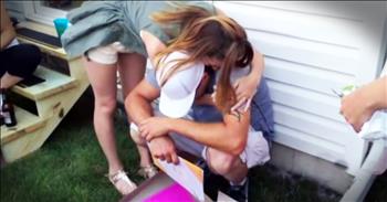 Joe started dating Sally 17 years ago when she had a one-year-old baby girl named Lauren. Lauren only spent weekends with her biological dad, and she's always considered Joe her father. So on his birthday Lauren thought it would be the perfect time to ask him to adopt her. His reaction and their love says everything! 