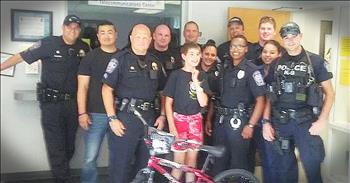 Police Department Replace Stolen Bike For Boy With Autism