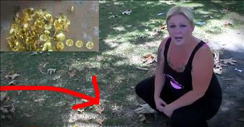 This mother of three was horrified when she came across a slew of tacks hidden in the grass at her local park. The thumb tacks were placed all over the area in a way that made this mother very suspicious. She believes that they were placed in the park on purpose and now she wants to warn others about the dangers that may be just around the corner. 