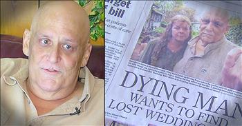 Mike Walsh was devastated when he lost his gold wedding ring after visiting a local Costco. Mike was diagnosed with pancreatic cancer and was not given long to live. He had hoped to leave the ring with his wife when she died. Thankfully, a kind stranger picked up the ring and returned it to Mike, waiving the reward money. I'm so glad there are still people like this in the world.