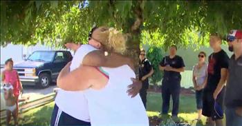 Neighbors Help Family Whose House Was Attacked By Racial Slurs