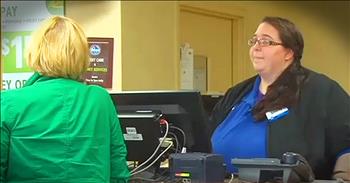 Shelly Yost, a cashier at Kroger, noticed a strange sight when an elderly woman came through her line trying to buy a large sum of giftcards. The woman said she received a call saying her granddaughter was in jail and she needed $2000 in iTunes giftcards to bail her out. Thankfully, the cashier had heard this scam before and informed the poor woman. Now she's letting the story be told so no one else will be scammed. 