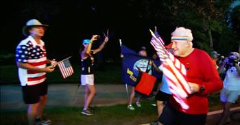 93-year-old Navy veteran Ernie Andrus realized that people seem to have forgotten why people like him risked their lives in WWII, and Ernie wants to remind them! He decided to do that by running his way across the entire United States. And seeing how people are joining in to support Ernie as he takes his final steps of his journey will have your heart overflowing with joy!