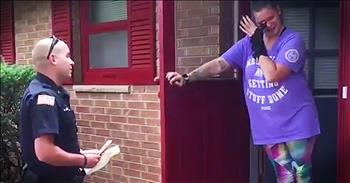 Veteran Nicole Hoffmann was hoping to surprise her fiancé with tickets to a pro football game after she found an amazing deal on Craigslist. Unfortunately, Nicole had already paid the $550 for the tickets when she realized it was all a scam. Officer Nick Anderson heard about the situation and decided to take action for this family. And his act of kindness won't be forgotten.