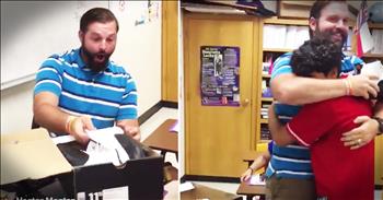 Students Give Caring Teacher The Sweetest Thank You Gift