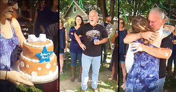 Kerstin Barnette and her husband struggled for years with infertility. But today, they're not only revealing the gender of their baby but the special name they have picked out. And when Kerstin's dad, the grandpa-to-be, realizes this baby boy will be named after him...so many tears right now. 