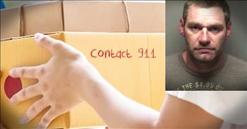 This abused wife was terrified when her husband locked their 3-year-old son in his room for 15 hours while he beat her. Unable to call for help, this woman took drastic measures and wrote a note on a package that was being picked up by UPS. When the delivery driver noticed the message, he called 911 and the police quickly arrived. Thank goodness for this man!