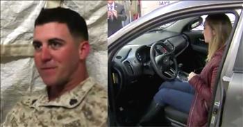 Erin Vasselian is now the proud owner of a new mini-van.  But it was the generosity of her community that provided her this much needed transportation.  Three years ago, Erin's husband, Marine sergeant Danny Vasselian was killed while fighting in Afghanistan. He died two days before Christmas.  Erin has tried to get by, but when Erin's neighbors learned of her struggles, they and Massachusetts Fallen Heroes stepped up to help Erin and her family back on their feet.  God bless these lovely people. <3