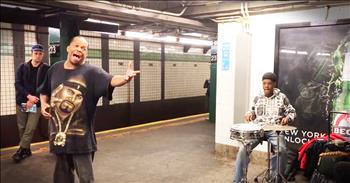 Mike Yung is becoming a viral sensation with his incredible voice! This subway singer has soul in his voice you cannot miss, and hearing him belt out 'A Change Is Gonna Come' is amazing. I am SO glad that someone recorded this. Who else could listen to him all day? 
