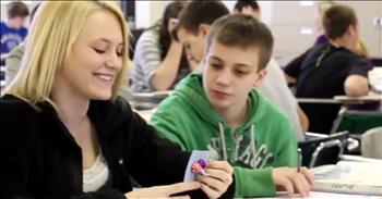 Bullying is a tactic that can forever damage the esteem of its victim.  One school is taking beautiful steps to stop bullying in its tracks.  Through compliment grams, students are encouraged to send messages of love, kindness and support to other students...some of whom they hardly know.  We hope this one goes viral<3 