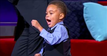 Tiny Worship Leader Is Running The Show