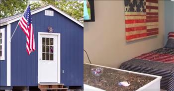 This community in Kansas City has got it right with this project.  They have come together to build a village of tiny houses, specifically for homeless vets.  The houses are clustered to give the vets a sense of neighborhood and belonging and the organizers are also providing free PTSD counseling.  What an amazing gift!  We're sure that there are so many vets around our country who could benefit from a program like this.  Is this an idea that you could get started in your community?