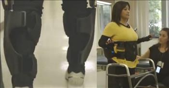 Cynthia made an all too common mistake that almost cost her her life.  While distracted by her phone, she flipped her truck and ended up partially paralyzed.  Years later, and after countless sessions of physical therapy, she is gaining a new lease on life through the help of a robotic exoskeleton.  It's amazing how technology can help the injured become mobile and start to feel whole again!