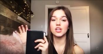 Sadie Robertson is never afraid to speak out about her love for the Lord and her journey to follow Him!  She has a message for all of us from Psalm 46:2 "So we will not fear, even when earthquakes come and the mountains crumble into the sea." Her thoughts on having faith instead of fear 'even when' is such a beautiful reminder. Who else loved this message?