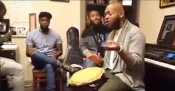 Trey McLaughlin and the guys in his vocal group know each others' voices so well.  Listen closely as they improvise on one of our favorite songs, 'Good Good Father.  It's magical how their voices are so individual, yet meld together so beautifully!