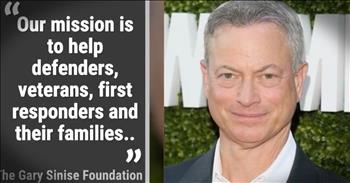 Gary Sinise won our hearts as tough guy detective Mac Taylor on CSI. But what many didn't know was in his time off screen he was fighting to make sure that veterans got the help they needed and deserved when they got home for war. Gary has been advocating for veterans for years, and now he is getting a huge thank you receiving the greatest honor a civilian can get the Marshall Medal. How wonderful is this?
