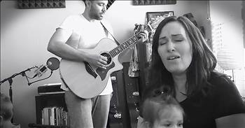 Family Sings Acoustic Rendition Of 'The Old Rugged Cross'