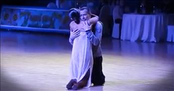 When Alexander Bogdanov was blinded in an accident, he knew he wouldn't let that stop him from dancing. And when you see this amazing ballroom routine with his partner, Maria Keyzman, you will be floored. What a jaw-dropping performance. 