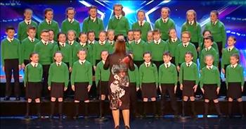 The children of St. Patrick’s Junior Choir left their small town in Northern Ireland to take on the big stage at Britain's Got Talent. And there's no doubt they impressed the judges when all their beautiful voices come together. I love hearing the next generation use their talents to inspire the world. 